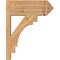 Ekena Millwork Merced Smooth Arts and Crafts Outlooker, Western Red Cedar, 7 1/2"W x 18"D x 22"H OUT08X18X22MRC03SWR - alternate 4